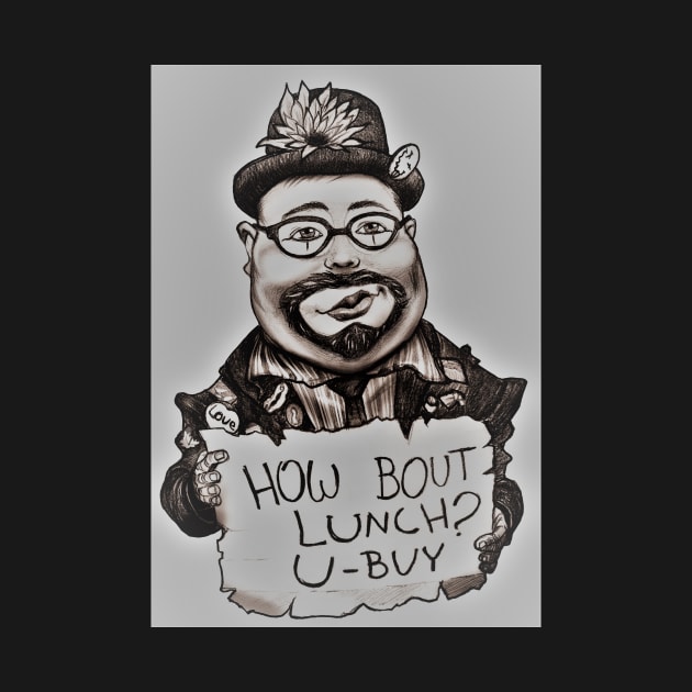 Free Lunch Funny Hobo by aceadams