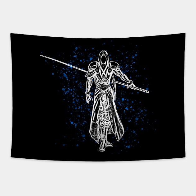 Sephiroth Tapestry by michelo13