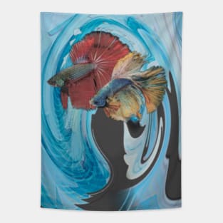 Betta fishes Tapestry