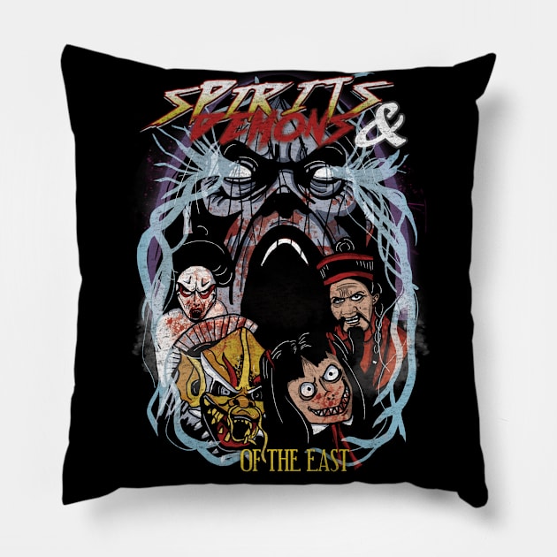 SPIRITS AND DEMONS: HHN HOLLYWOOD Pillow by HHN UPDATES