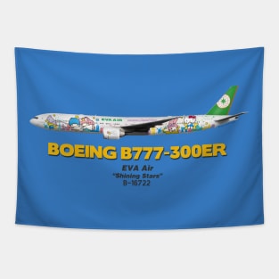 Boeing B777-300ER - EVA Air "Shining Stars" Tapestry