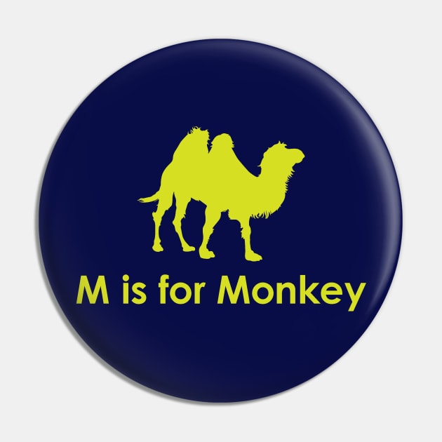 M is for Monkey Pin by welikestuff