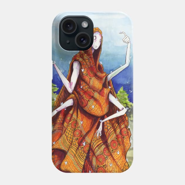 Butterfly Queen Phone Case by CAdamsArt