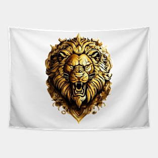 A Logo Type Angry Lion Design. Tapestry