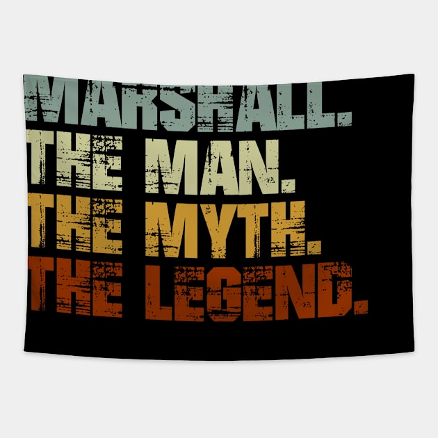 Marshall The Man The Myth The Legend Tapestry by designbym