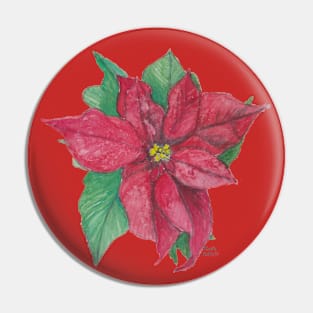 Poinsettia I Pin