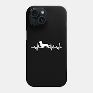 Dachshund Heartbeat For Dog Lovers Phone Case