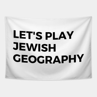 Let's Play Jewish Geography Tapestry