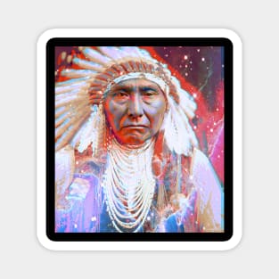 Native American Crazy Horse Magnet