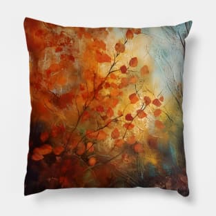 Rusty textured countryside autumn3 Pillow