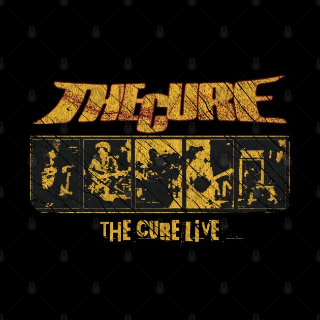 The Cure Vintage 1978 // The Cure Live Original Fan Design Artwork by A Design for Life