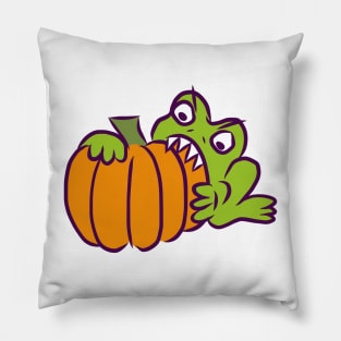 Frog Chomp Pillow