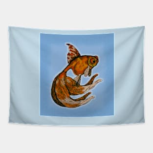 The Veiltail Goldfish Tapestry