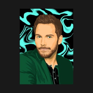 Chris Pratt Pop Art Portrait T-Shirt