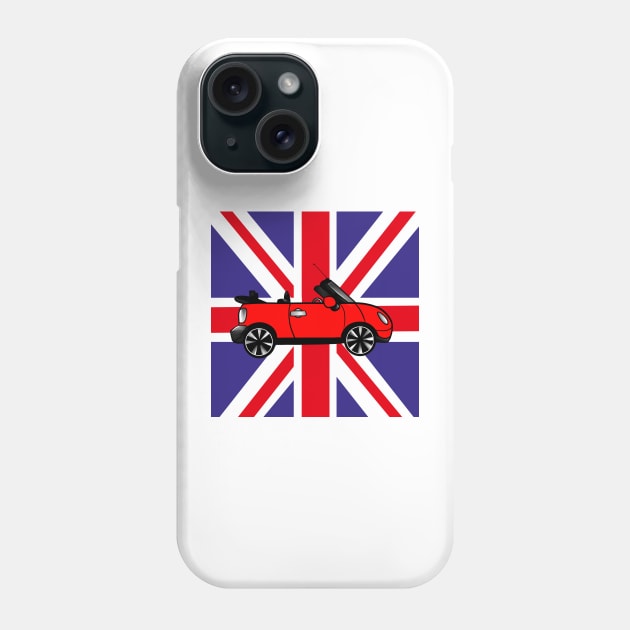 BEEP BEEP Mini, england flag Phone Case by BeccaKen Designs