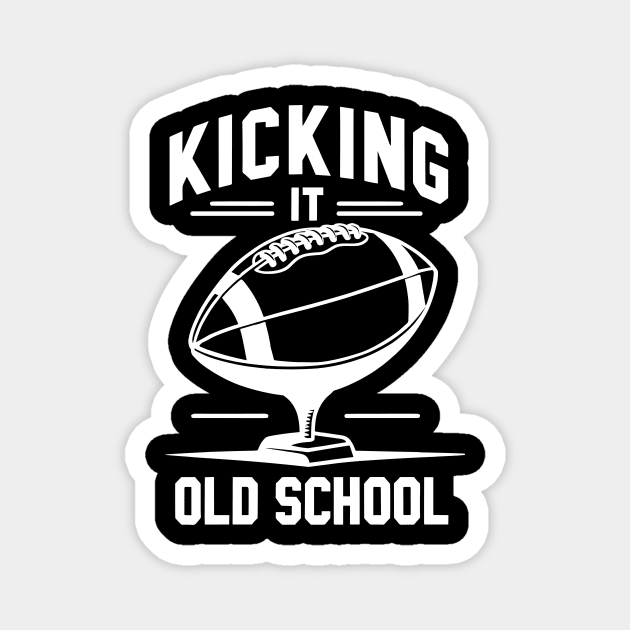 Kicking it Old School Magnet by Frank Ring