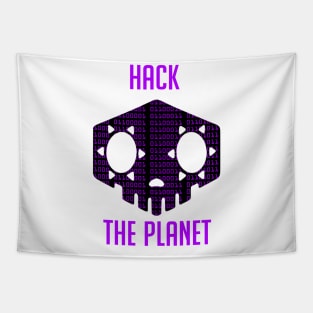 Sombra Overwatch - Hack The Planet Tapestry