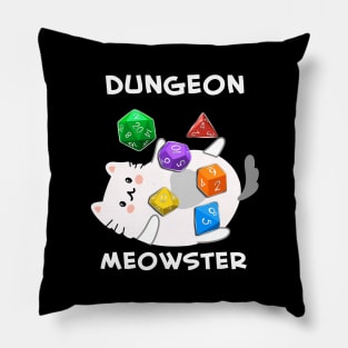 Dungeon Meowster | Dungeon Master Cat Pillow