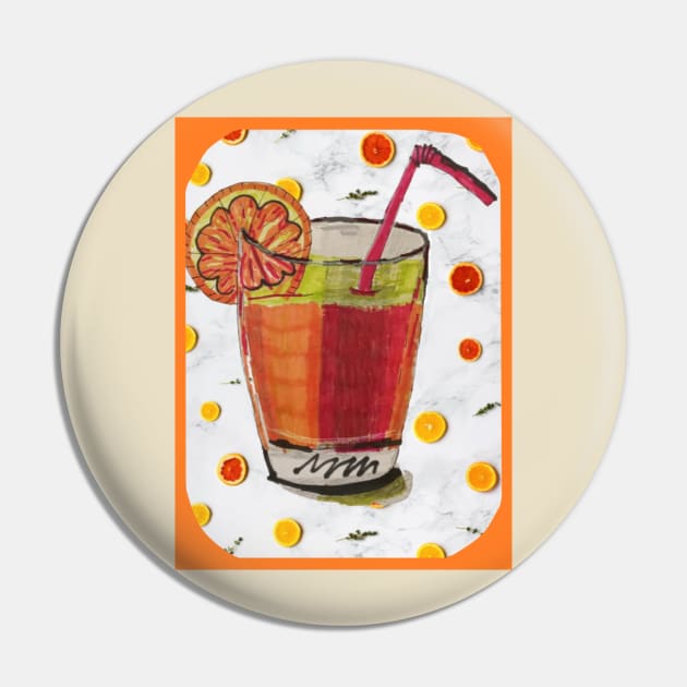 Fresh Citrus Juice Pin by Mila-Ola_Art