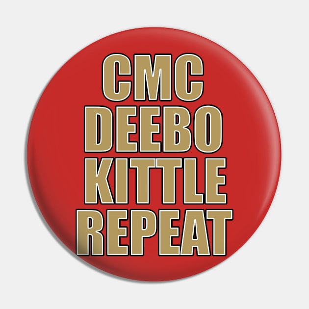 CMC, Deebo, Kittle, Repeat Pin by halfzero