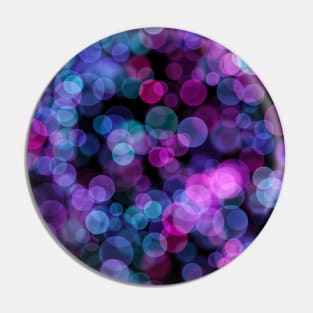 Purple and Blue Bubbles Pin