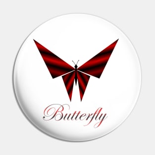 Metallic Butterfly Pin