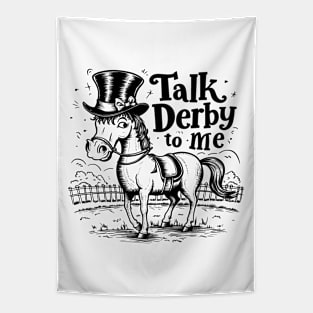 Funny Derby Day Tapestry