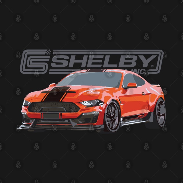 Shelby Ford Mustang Twister Orange by cowtown_cowboy