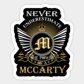 Never Underestimate The Power of McCarty Hoodie Black