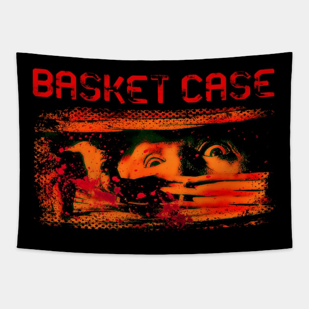 Horror Movies Funny Film Basket Tapestry by Hayes Anita Blanchard