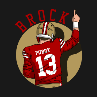 Brock Purdy Comic Style Art T-Shirt