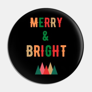 Merry & Bright ✨ Merry Christmas Pin