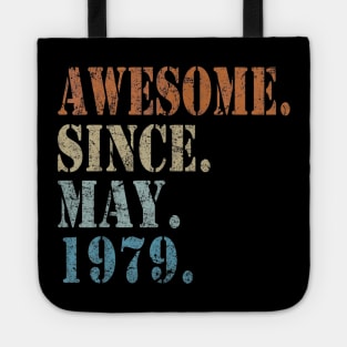 41th Birthday gift 41 Years Old Awesome Since May 1979 Tote