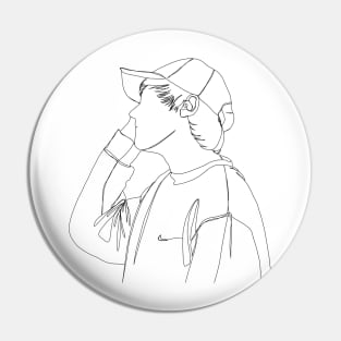 Louis Tomlinson Lineart Pin