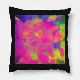 Colorful Watercolor Pillow