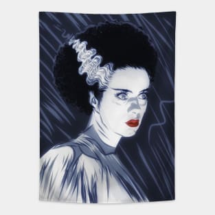 Elsa Lanchester - An illustration by Paul Cemmick Tapestry