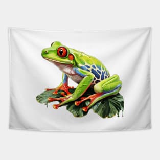 Red Eyed Tree Frog Tapestry