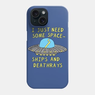 Spaceships And Deathrays Phone Case