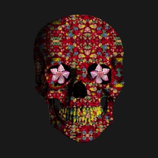 Red Roses Skull V.1 T-Shirt