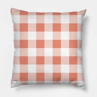 Northeastern farmer pattern orange Pillow