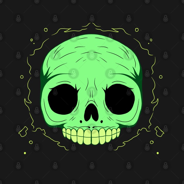 magical happy skull by Sahed