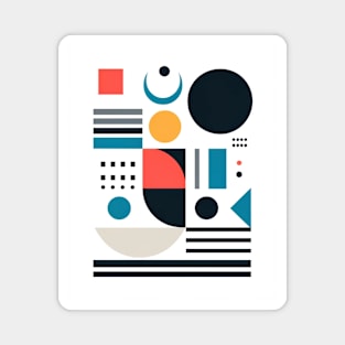 Graphic abstract design Magnet