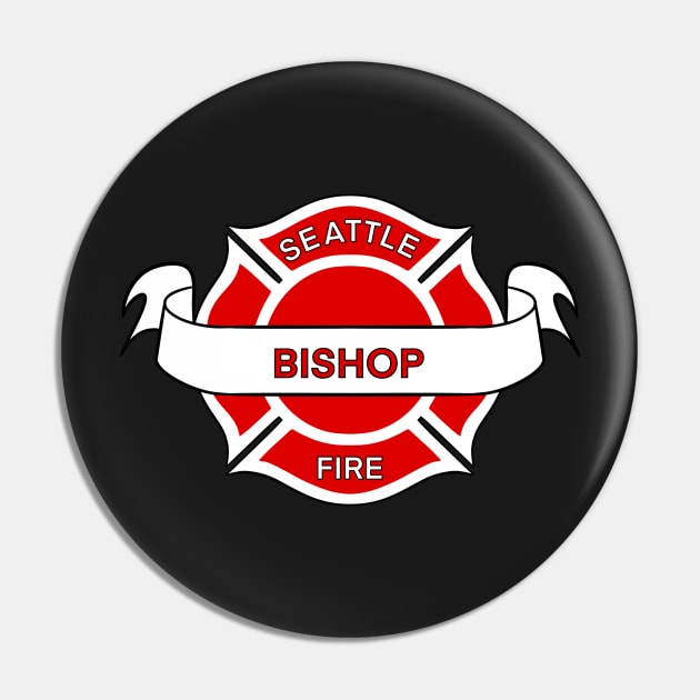 Seattle Fire Department Badge | Station 19 Bishop Pin by icantdrawfaces