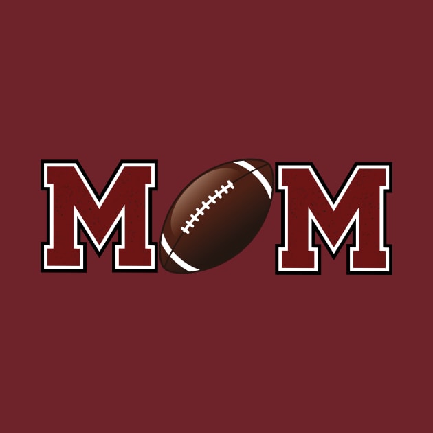 Football Mom Burgundy by capesandrollerskates 