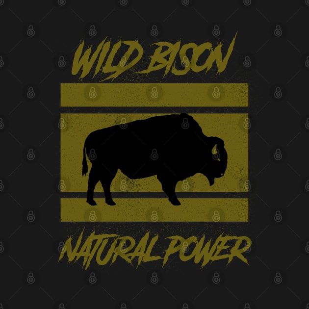 Wild bison natural habitat by Storeology