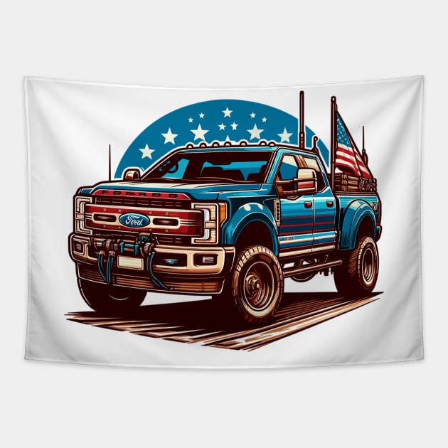 Ford F250 Tapestry by Vehicles-Art