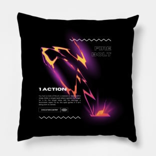 Fire Bolt Modern Dnd Dungeons and Dragons 5e Pillow