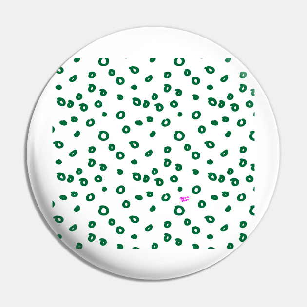 Green Spring Abstract Pin by Kirovair