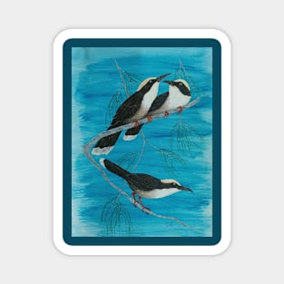 Bablers  - beautiful bird painting bird art Magnet