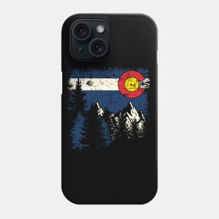 Colorado Flag Mountain' Cool Colorado Flag Phone Case